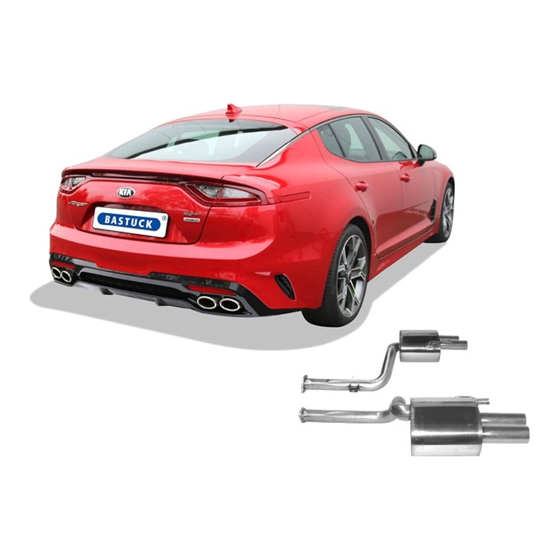 Kia Stinger - Bastuck Duplex Sport Auspuff